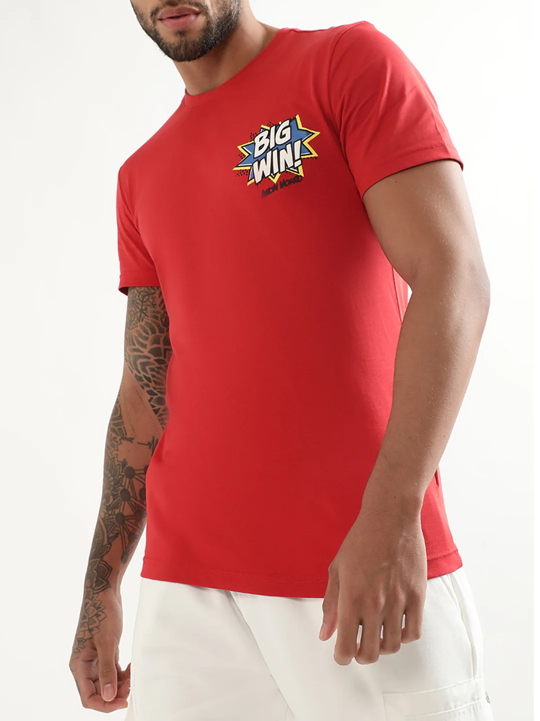 Antony Morato Red Printed Slim Fit Tshirt - Image 5