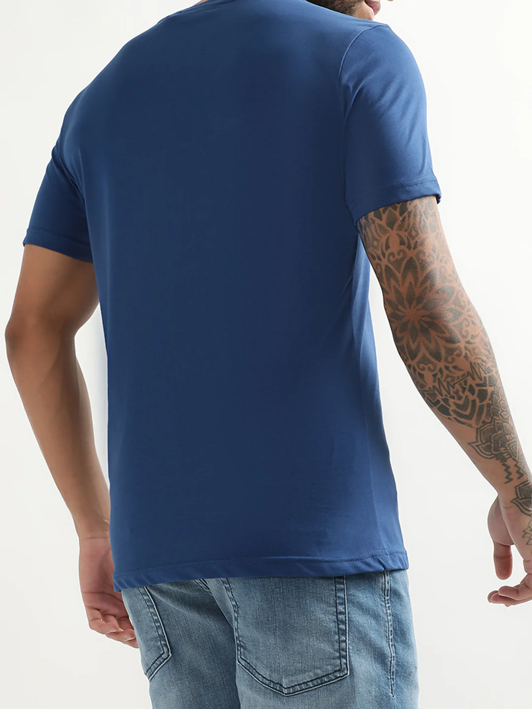 Antony Morato Blue Printed Slim Fit Tshirt - Image 2