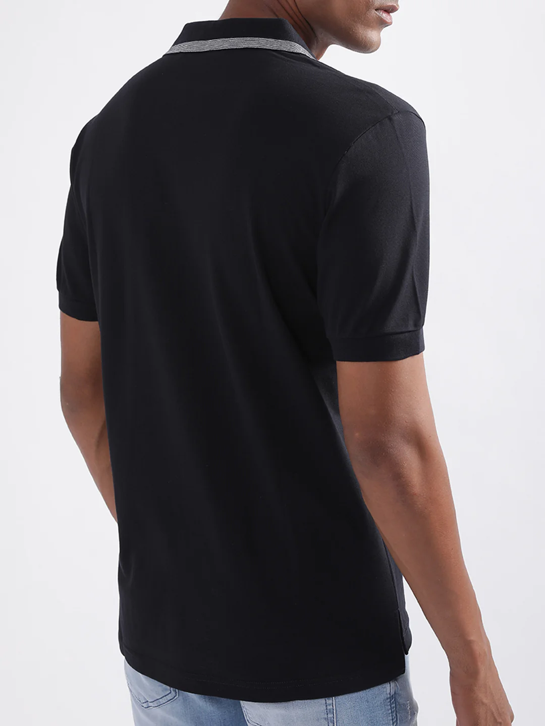 Antony Morato Navy Regular Fit Polo Tshirt - Image 3