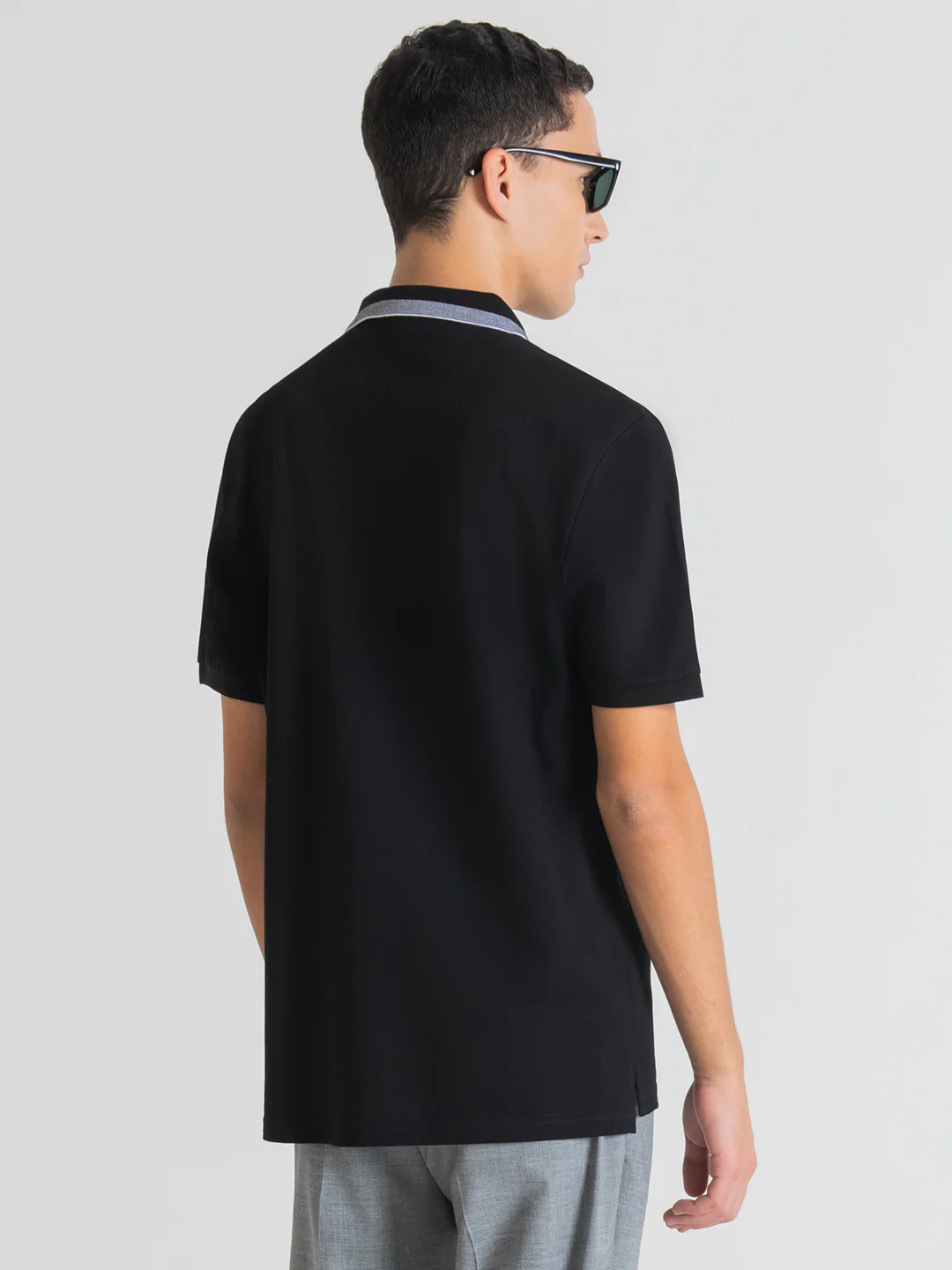 Antony Morato Black Regular Fit Polo Tshirt - Image 2