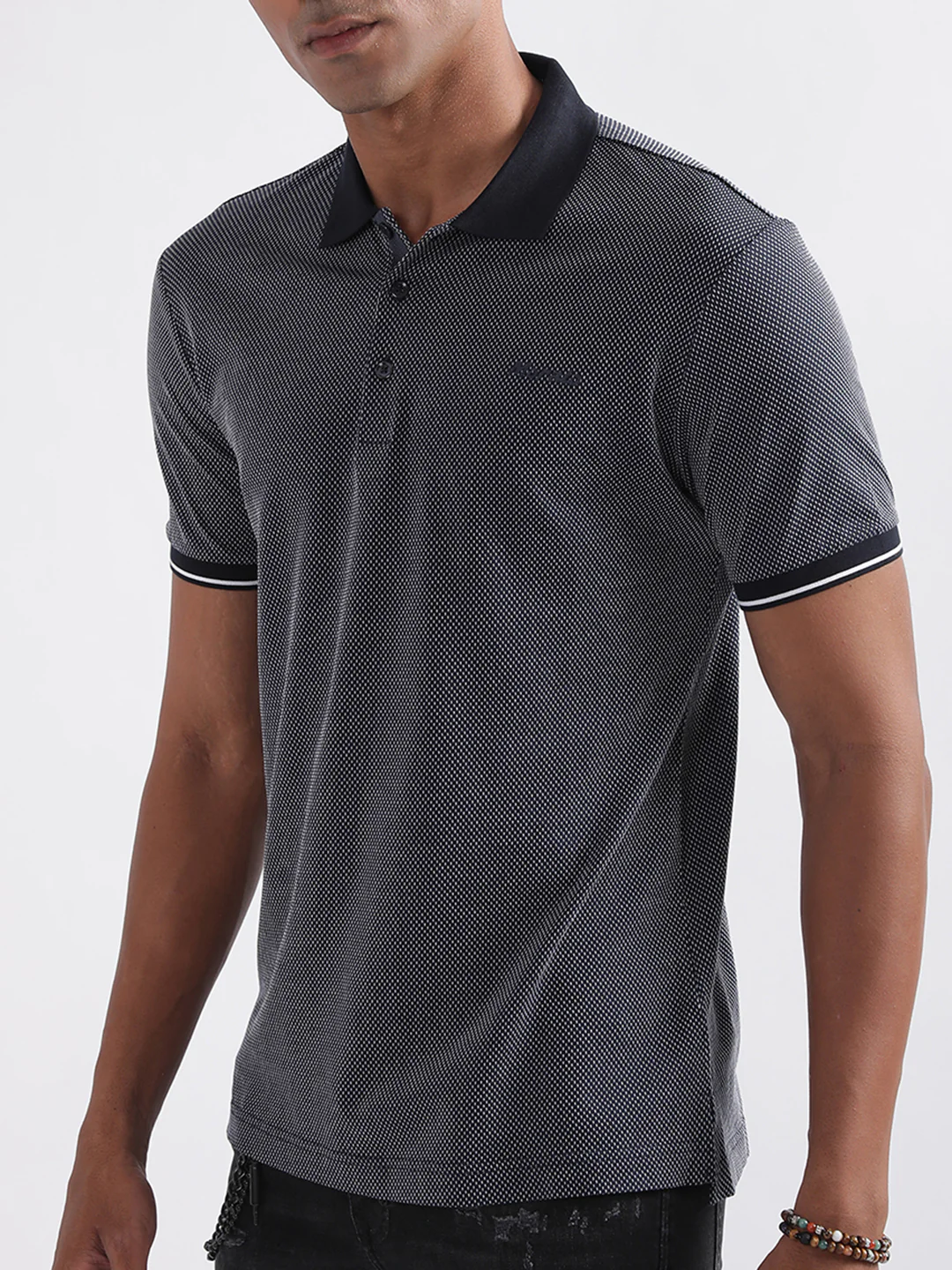 Antony Morato Blue Slim Fit Polo Tshirt - Image 2