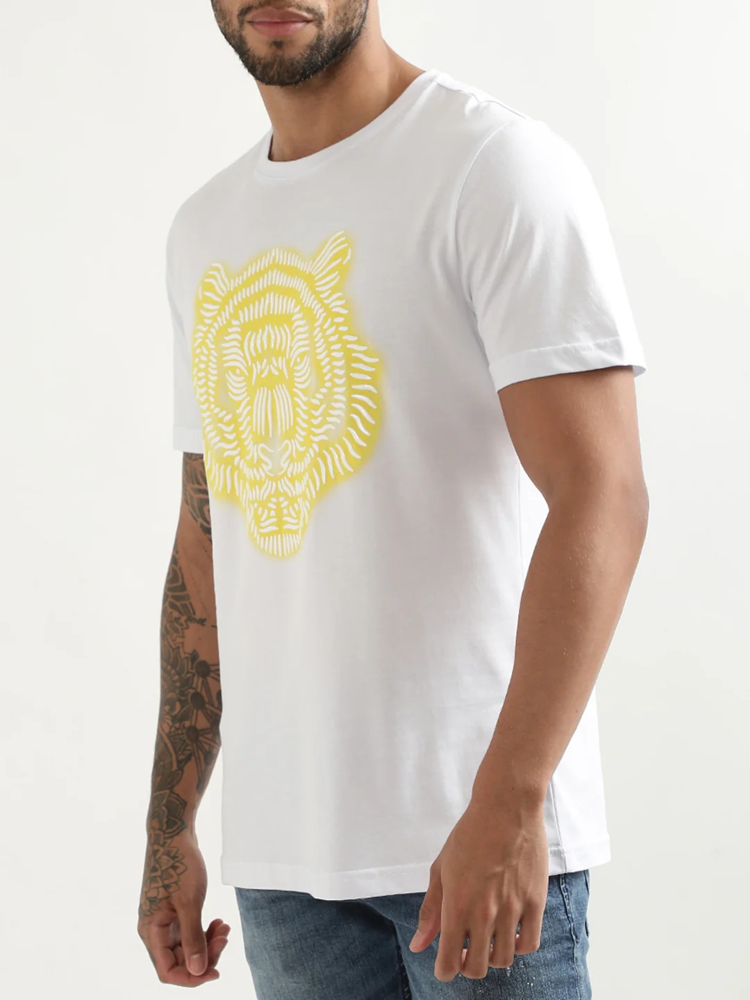 Antony Morato White Printed Slim Fit Tshirt - Image 3