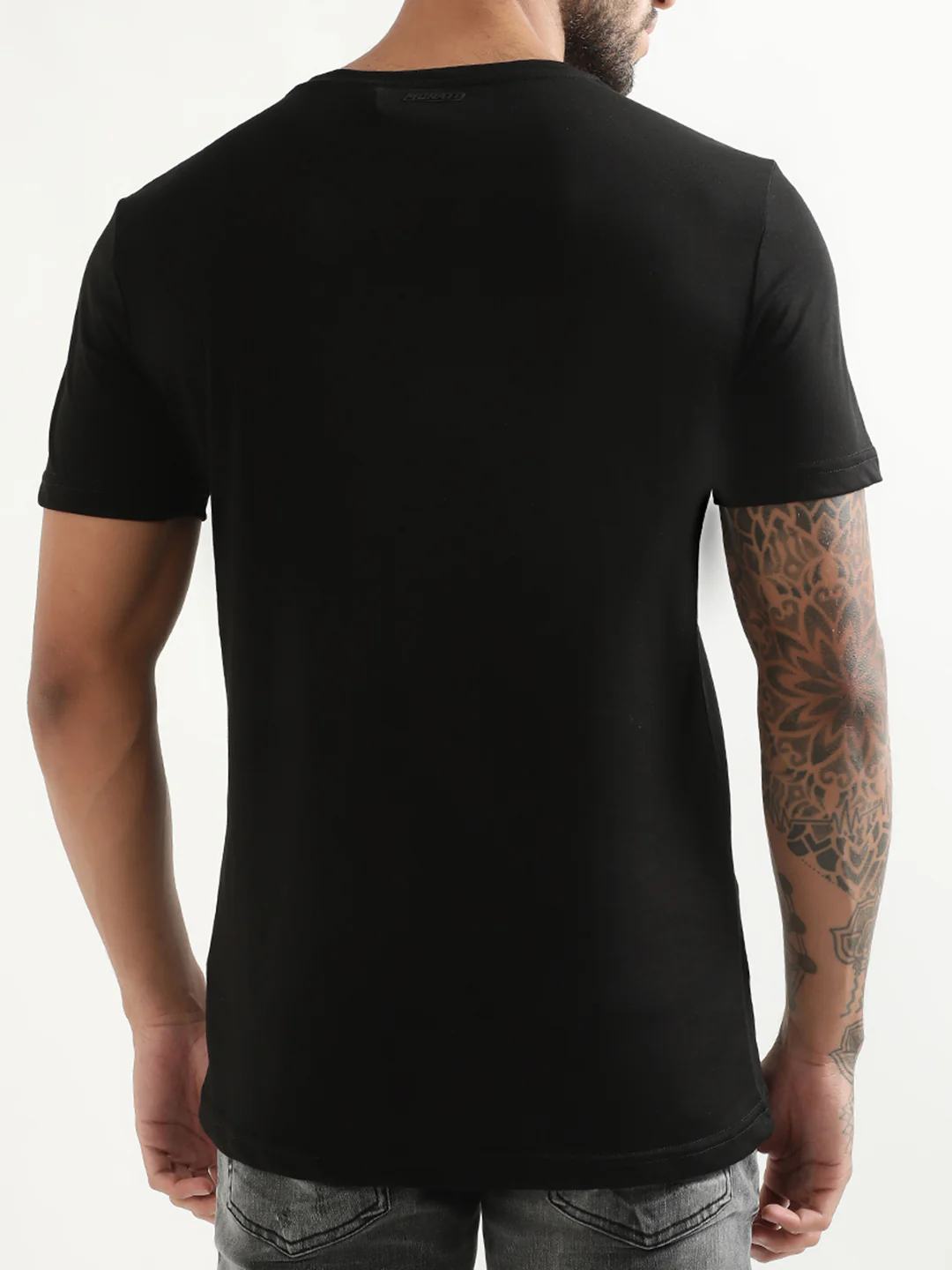 Antony Morato Black Printed Slim Fit Tshirt - Image 2