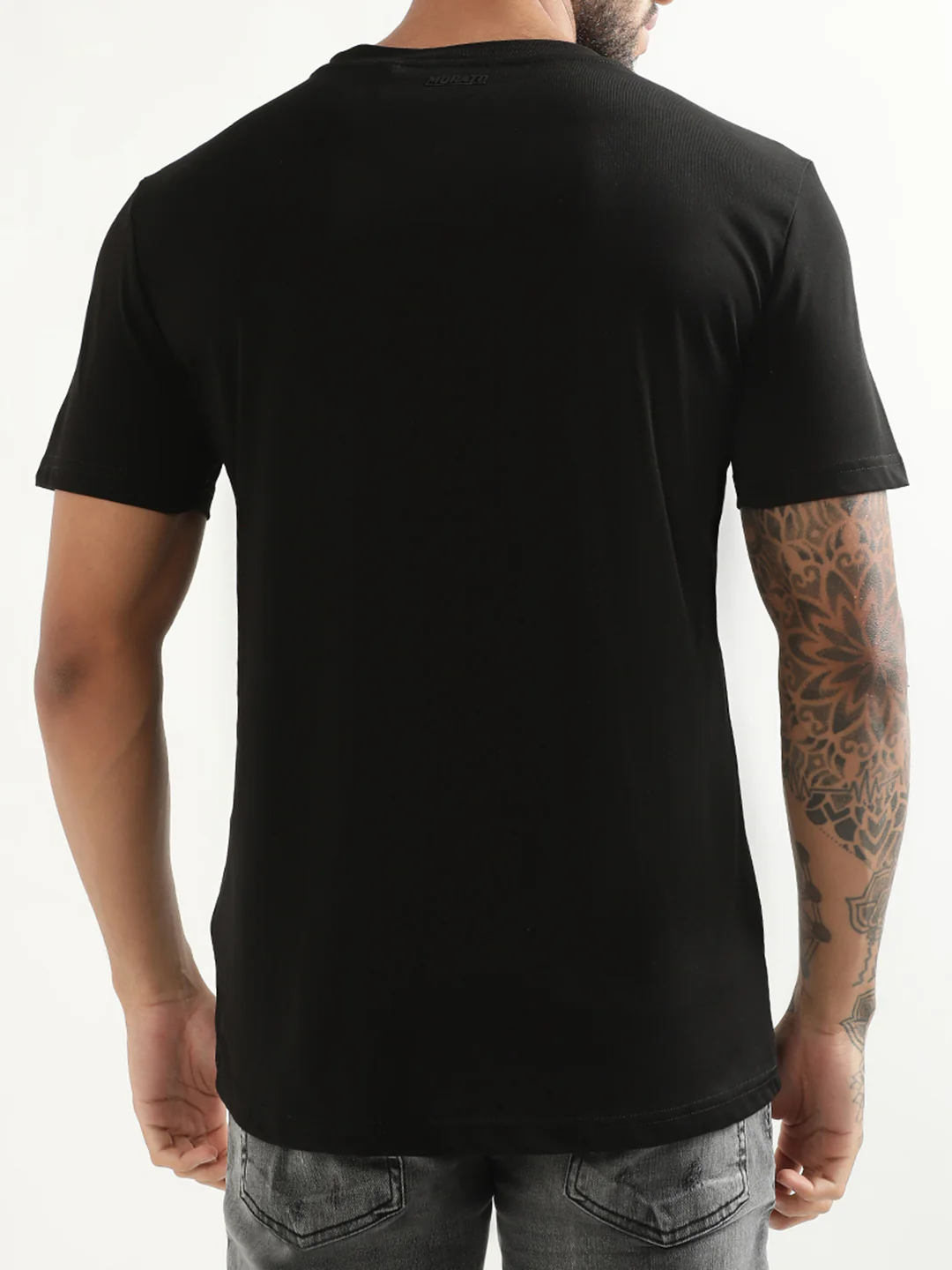 Antony Morato Black Printed Slim Fit Tshirt - Image 2