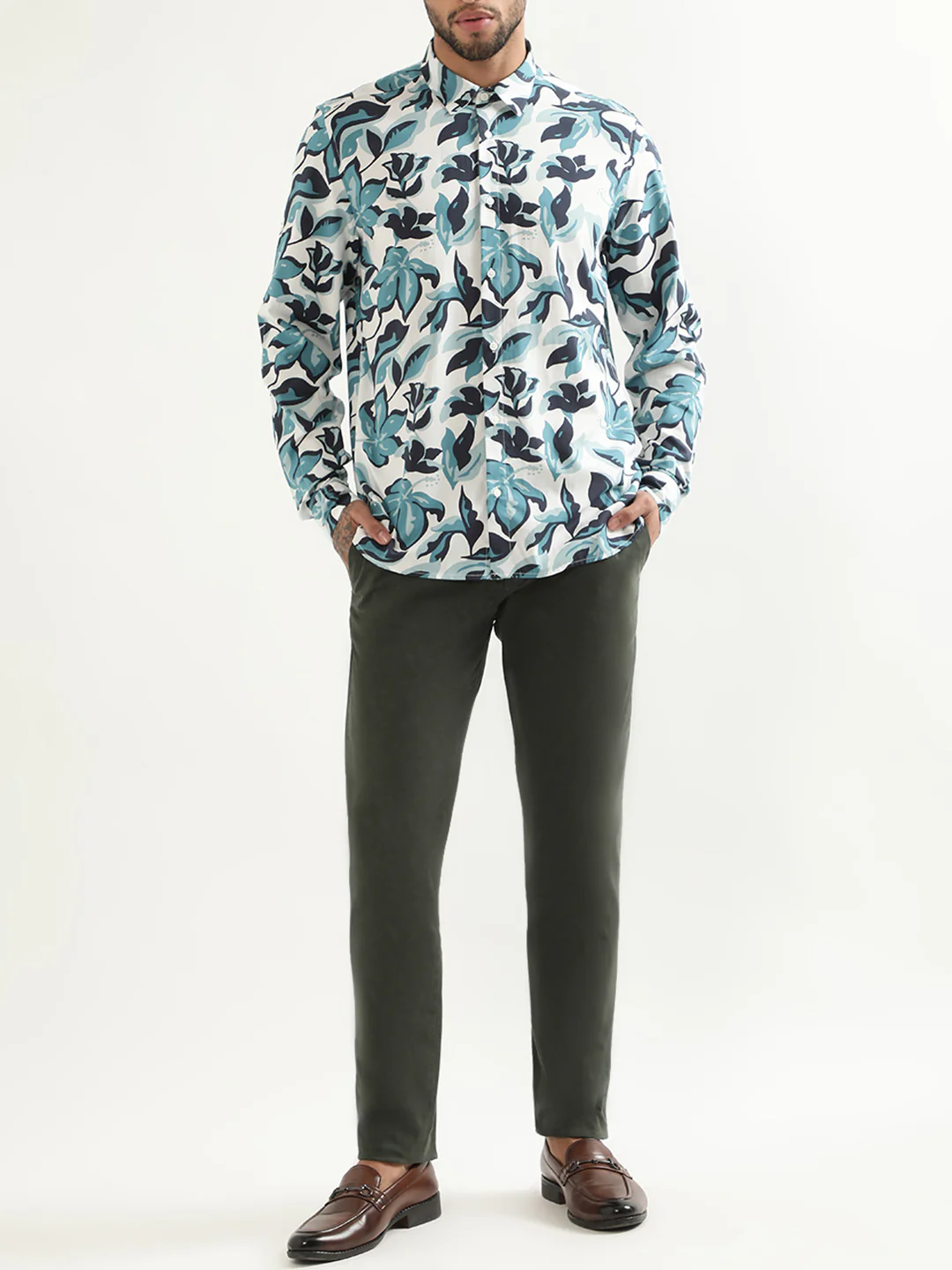Antony Morato Multi Printed Regular Fit Shirt - Image 4