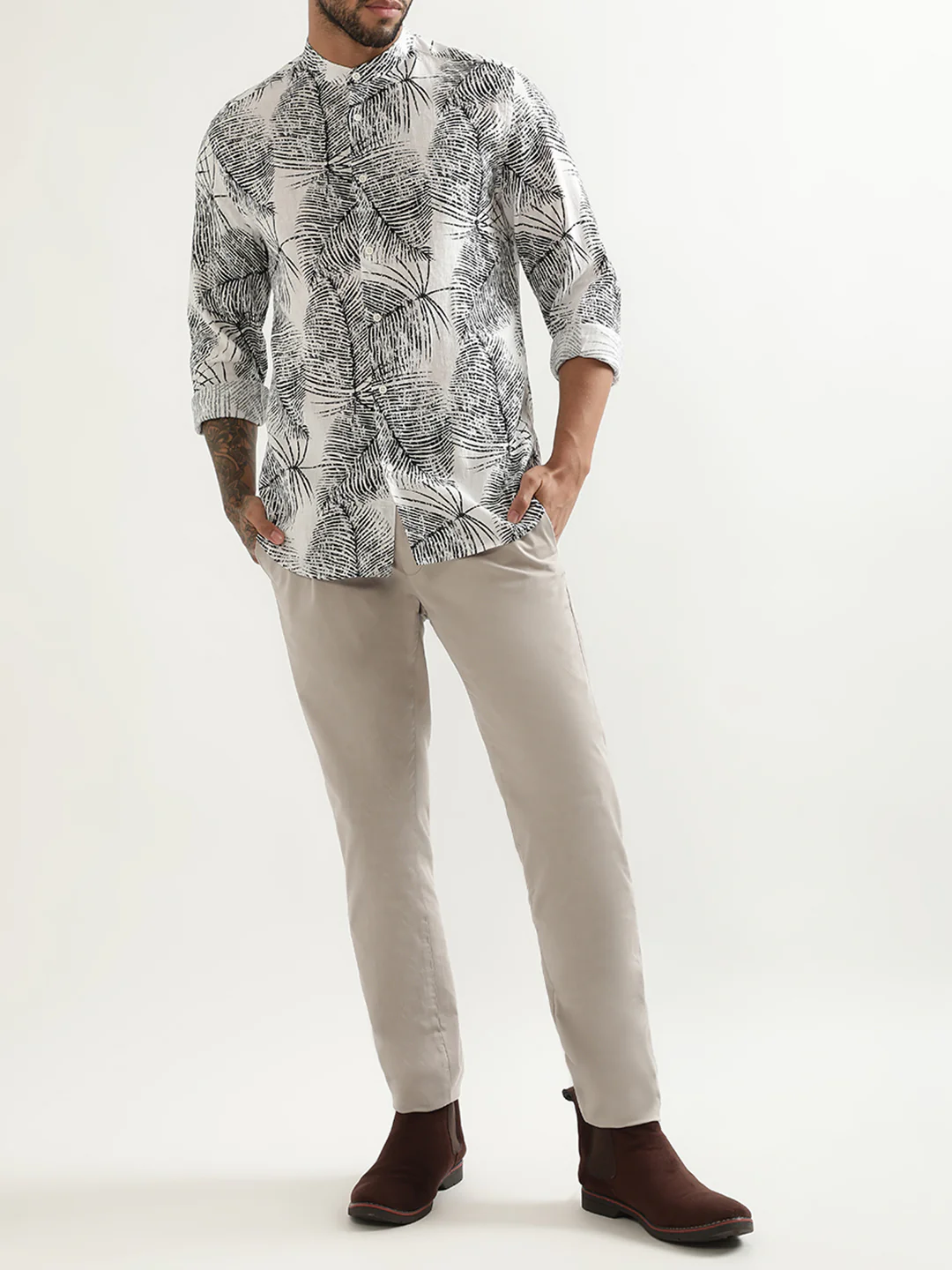 Antony Morato Multi Printed Slim Fit Shirt - Image 4