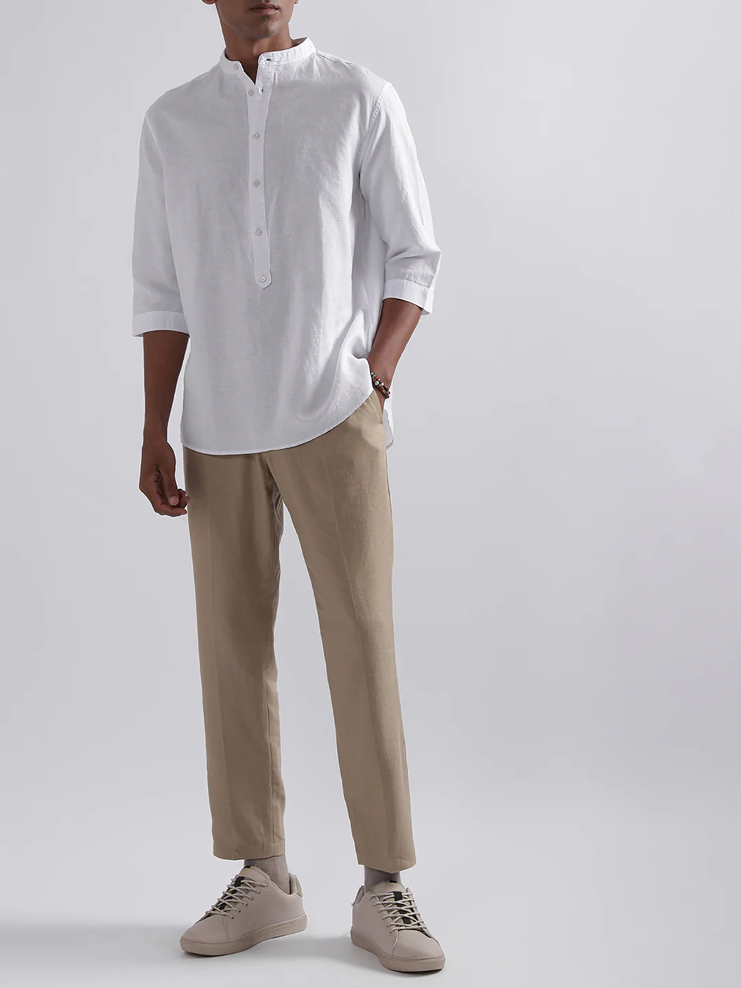 Antony Morato White Regular Fit Shirt - Image 4