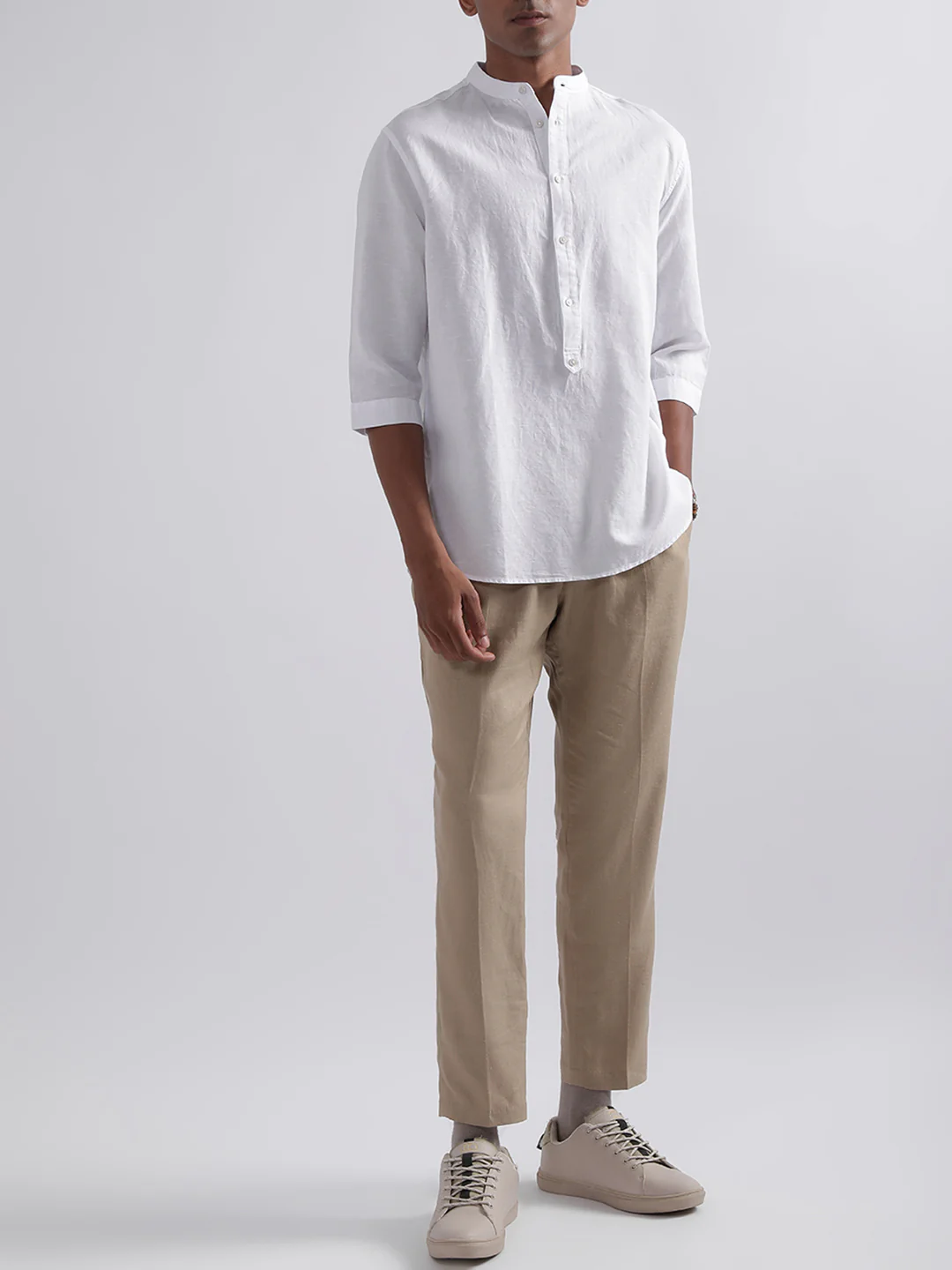 Antony Morato White Regular Fit Shirt - Image 5