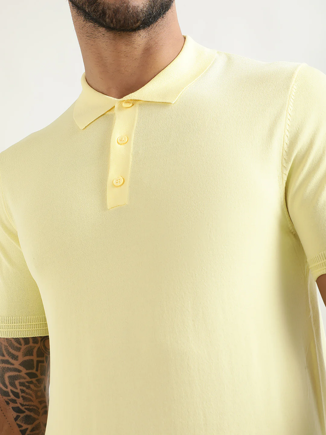 Antony Morato Yellow Slim Fit Polo Tshirt - Image 5