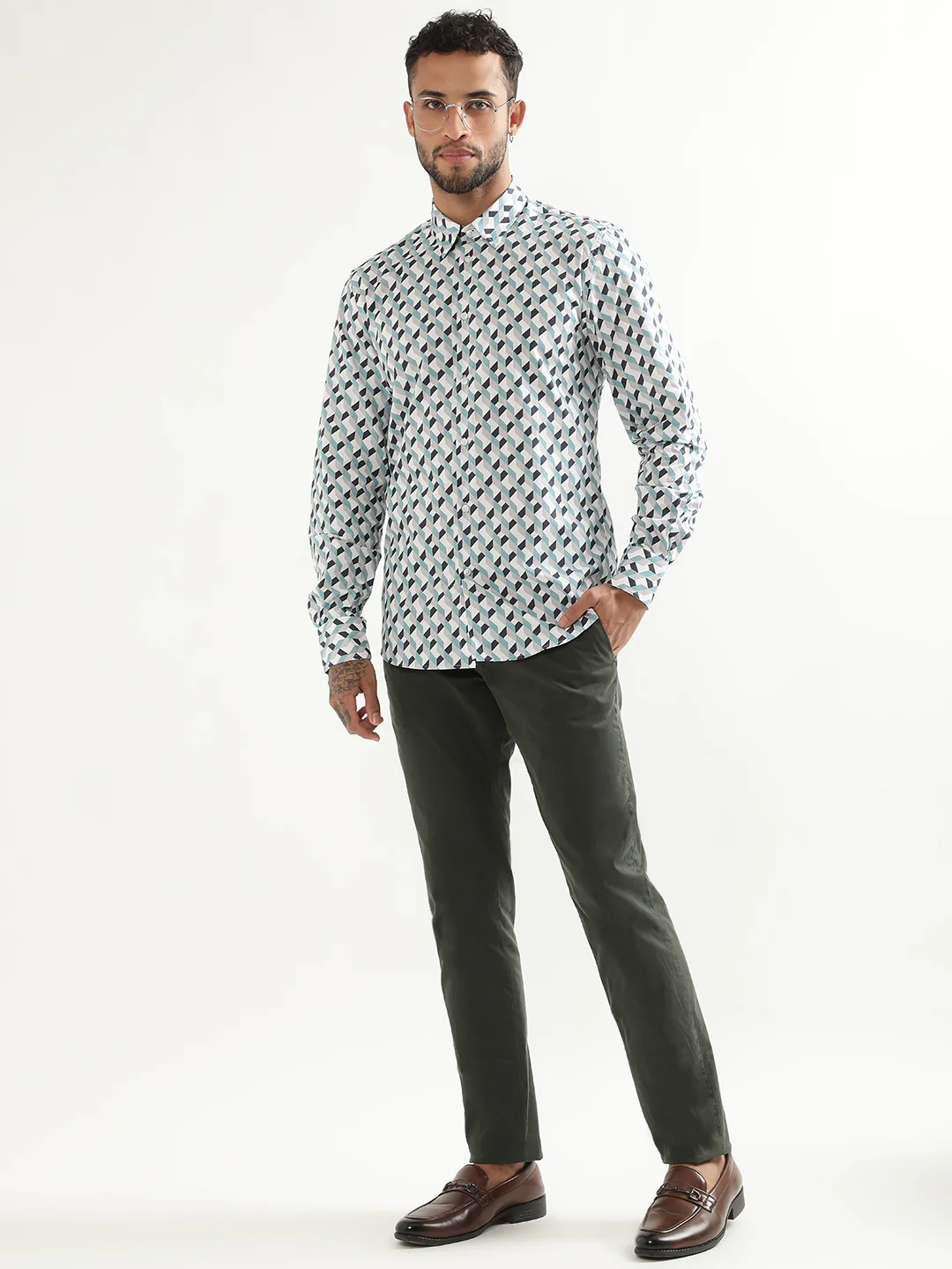 Antony Morato Men Cotton Mid-Rise Skinny Fit Chinos Trouser - Image 4