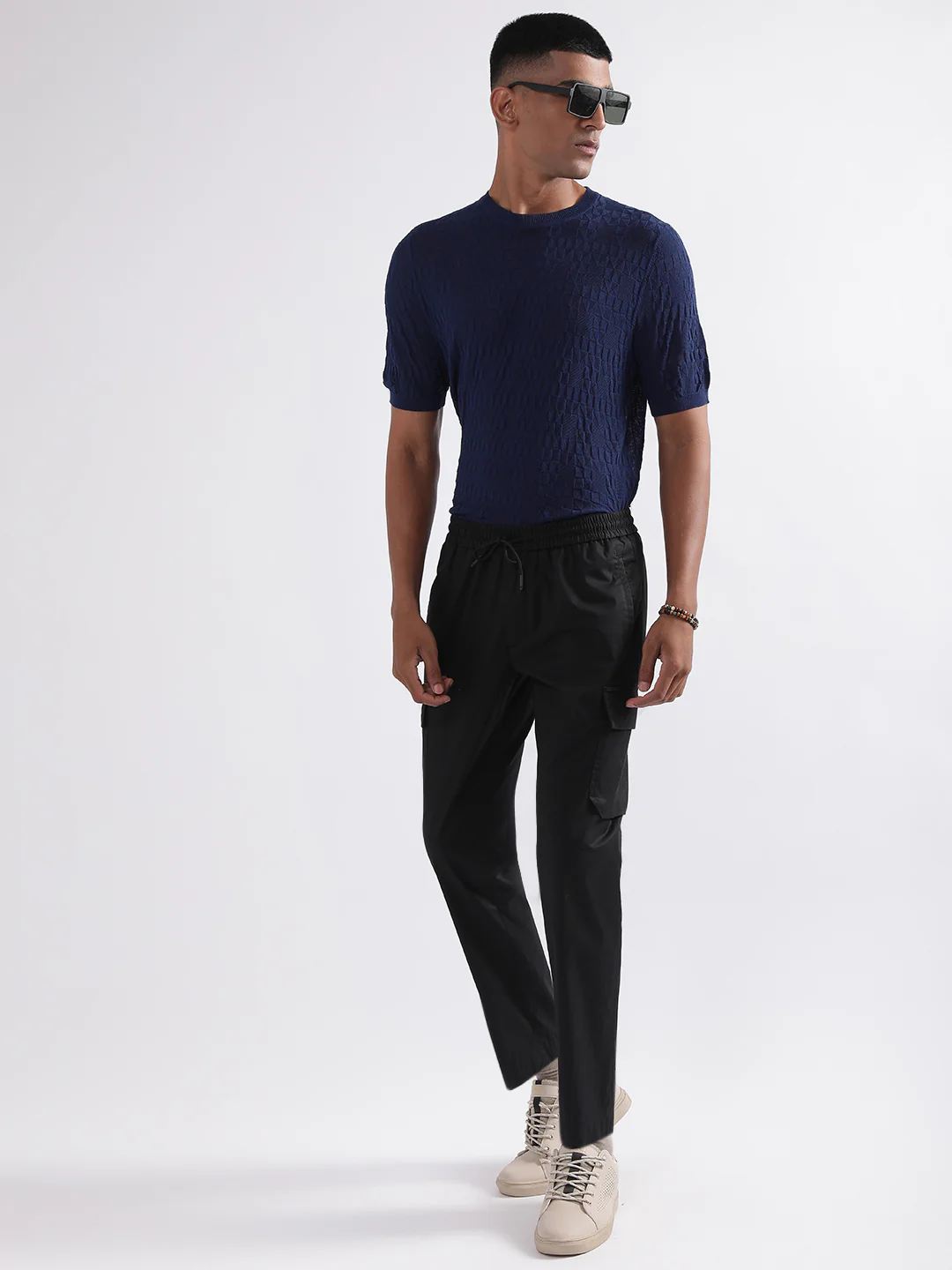 Antony Morato Men Mid-Rise Pure Cotton Jogger - Image 5