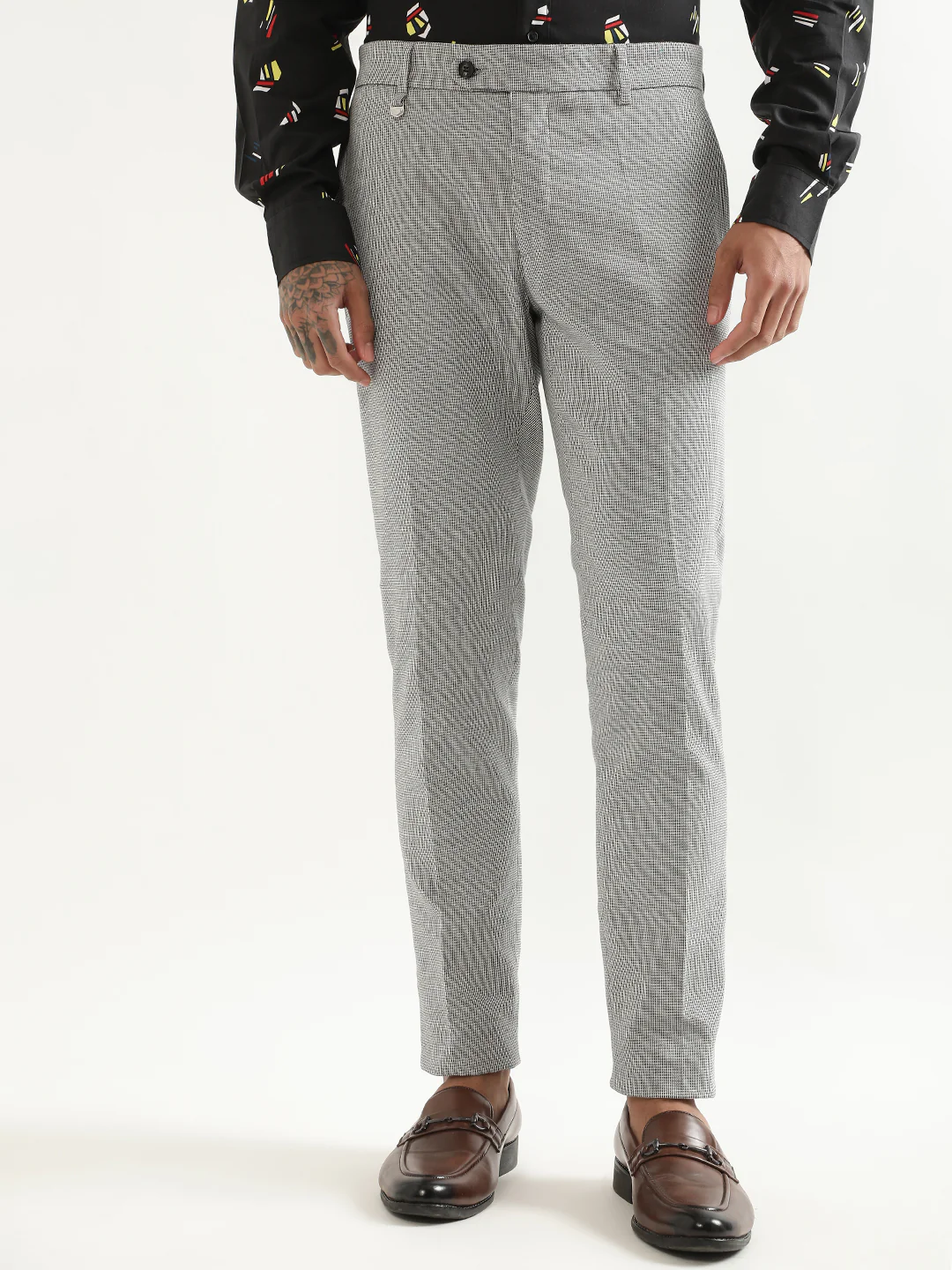 Antony Morato Men Cotton Mid-Rise Skinny Fit Trouser