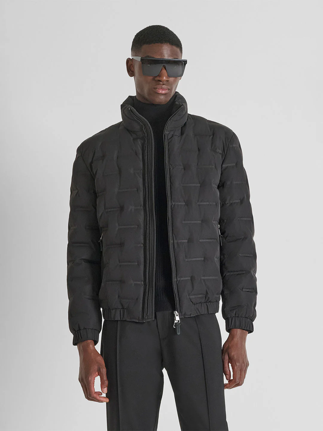 Antony Morato Men Black Solid Regular Fit Jacket - Image 4