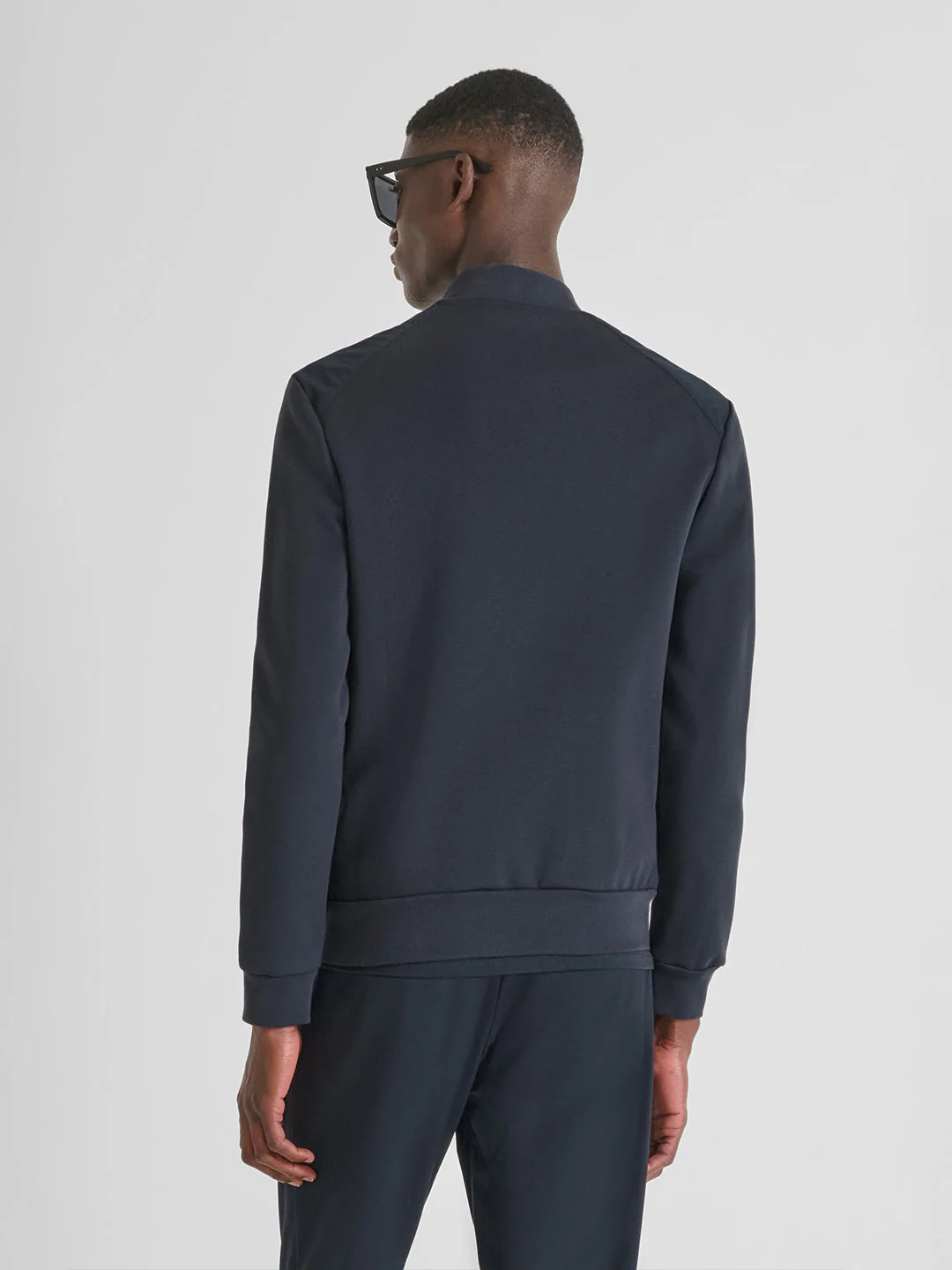 Antony Morato Men Navy Blue Solid Slim Fit Sweatshirt - Image 3