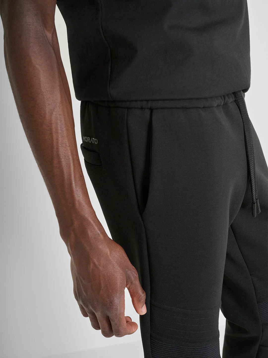 Antony Morato Men Black Solid Slim Fit Sweatpant - Image 3