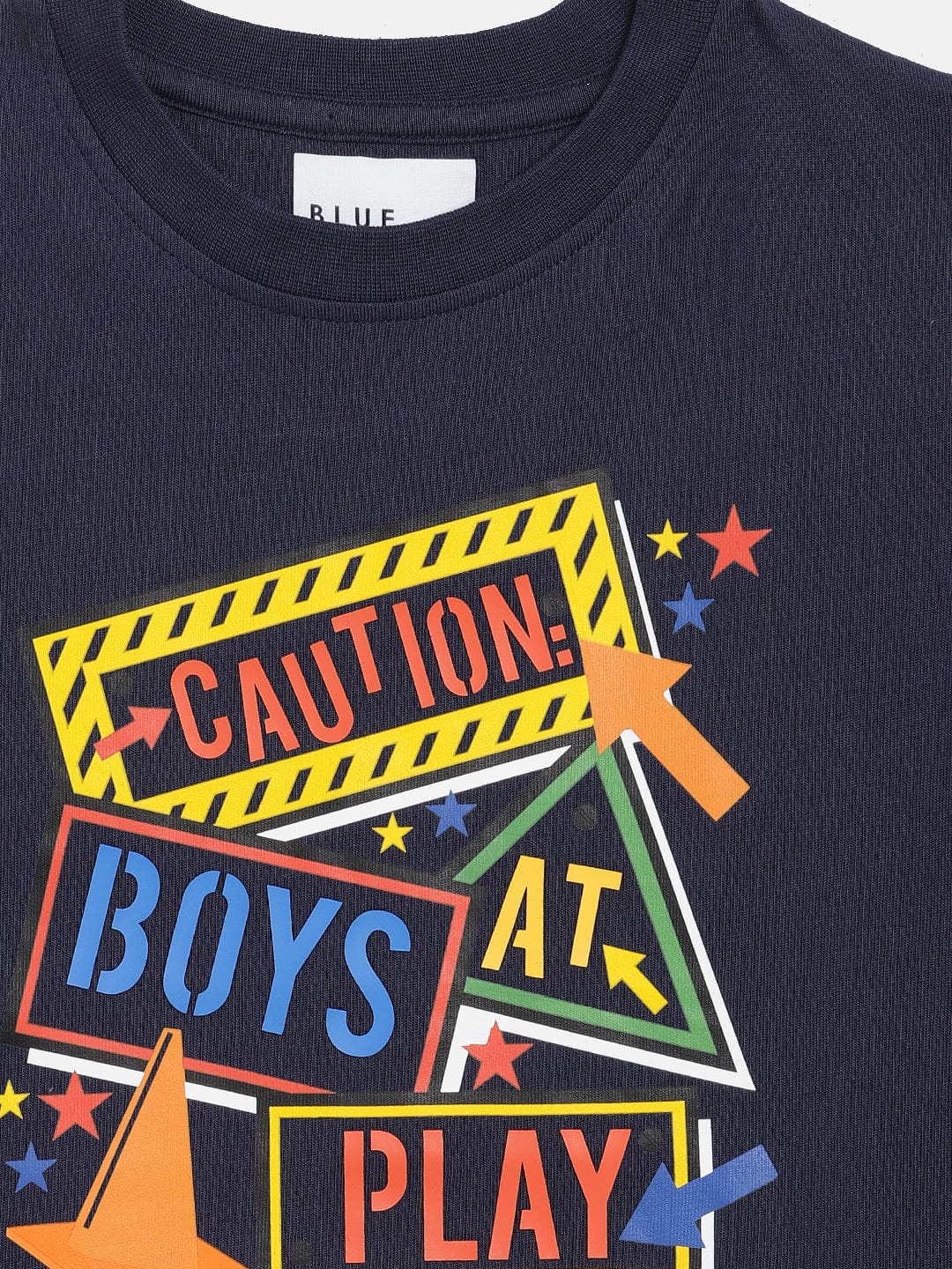 Blue Giraffe Boys Tshirt - Image 3