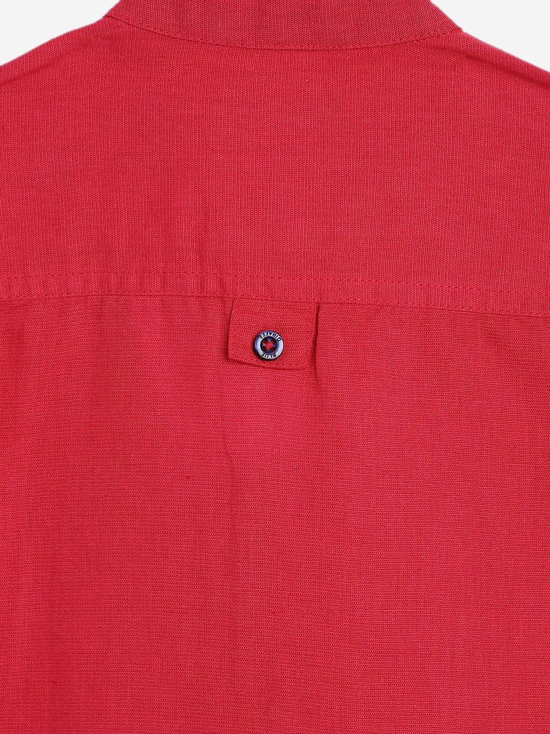 Blue Giraffe Boys Band Collar Shirt - Image 6