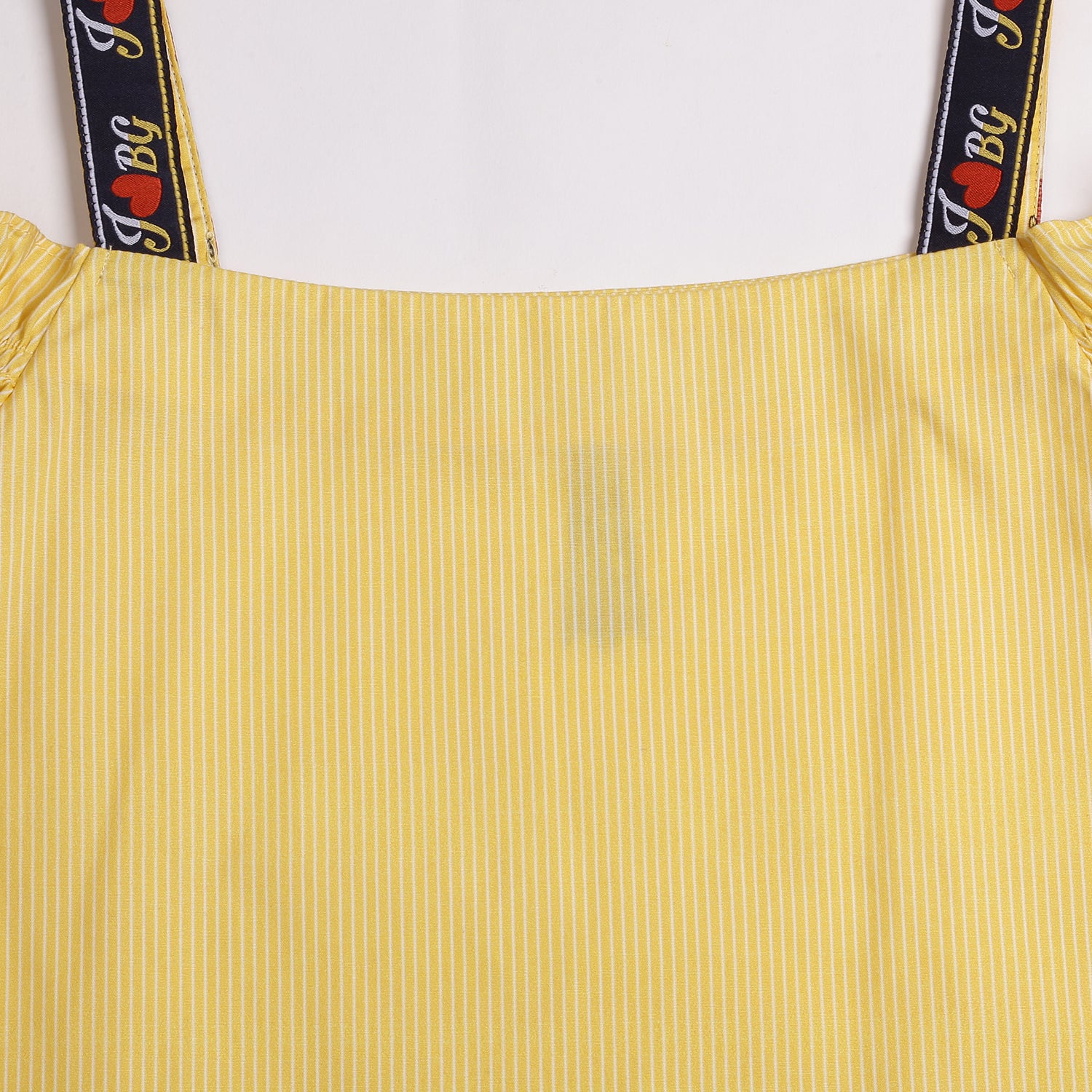 Blue Giraffe Girls Multi Solid Square Neck Top - Image 3