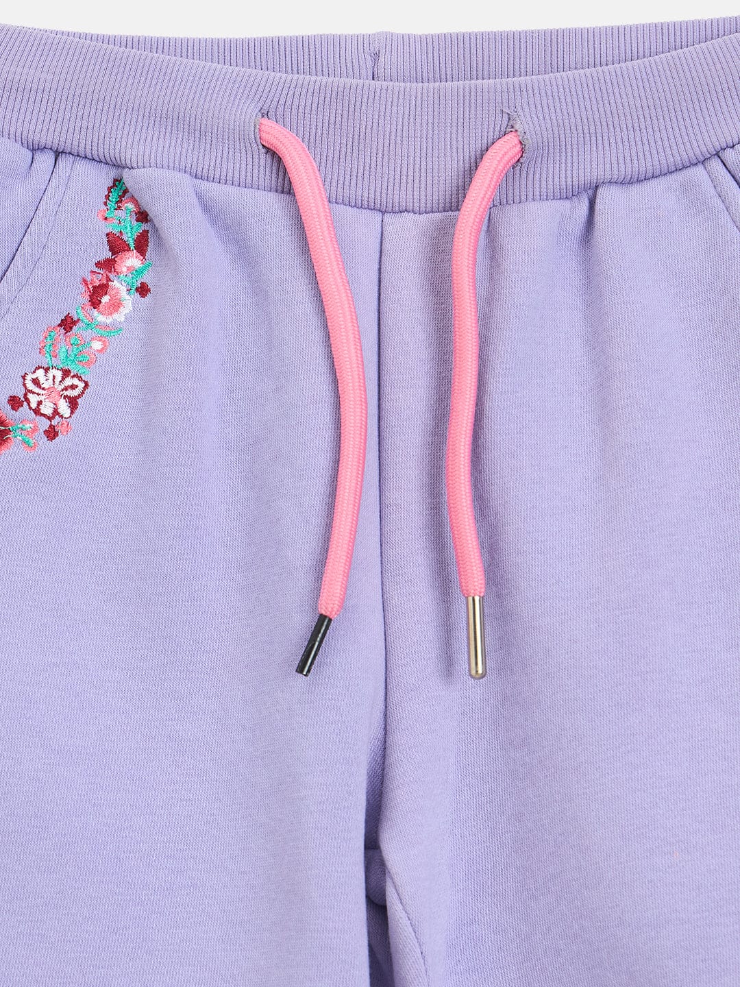 Blue Giraffe Girls Purple Regular Fit Sweatpant - Image 3