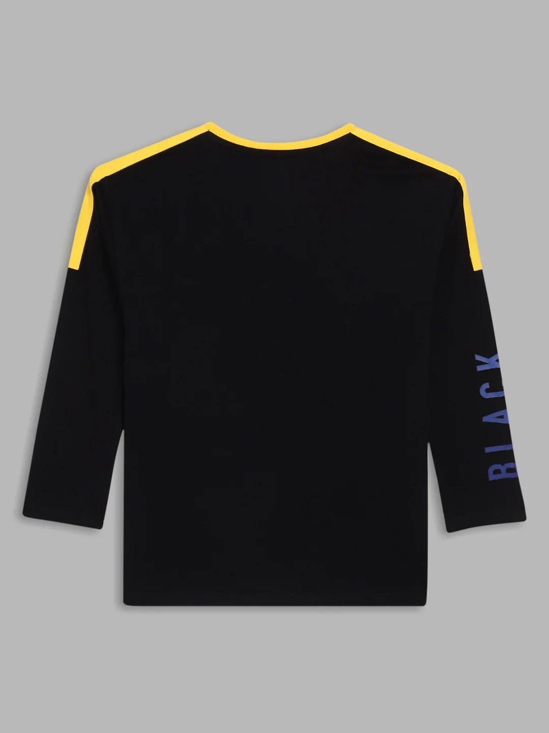 Blue Giraffe Boys Black Printed TShirt - Image 2