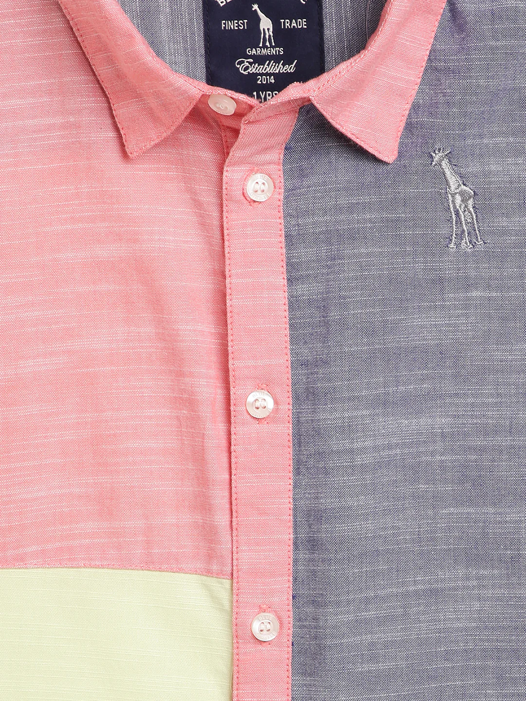 Blue Giraffe Kids Multi Fashion Regular Fit Shirt - Image 3