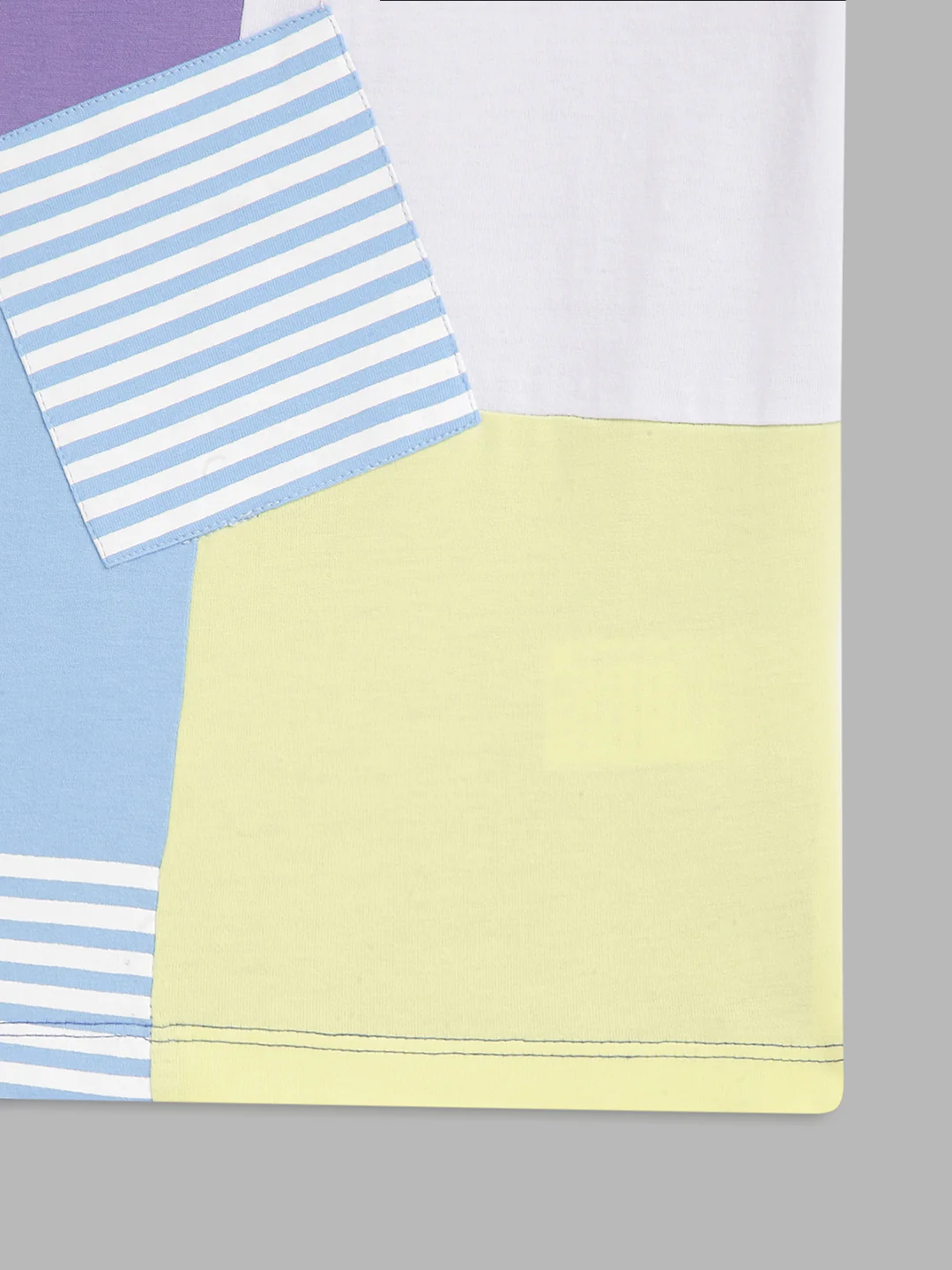 Blue Giraffe Boys Multi Colour blocked Round Neck TShirt - Image 5