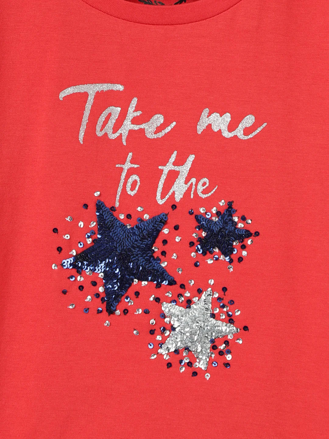 Blue Giraffe Girls Multi Solid Round Neck Top - Image 4