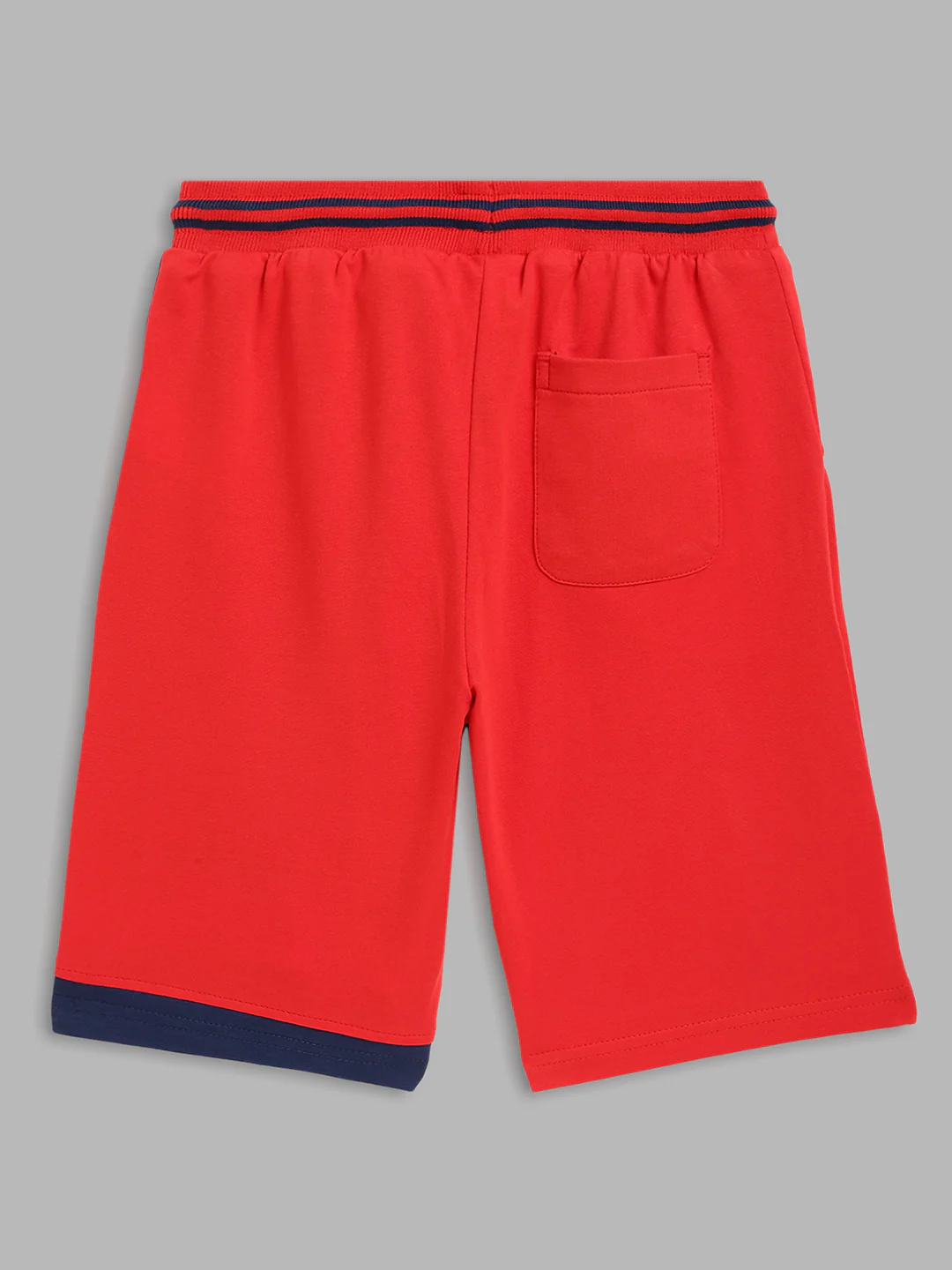 Blue Giraffe Boys Red Printed Regular Fit Shorts - Image 2