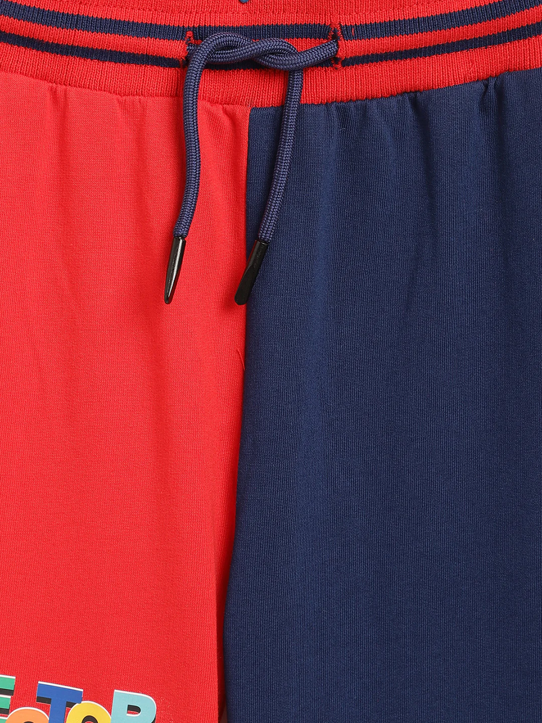 Blue Giraffe Boys Red Printed Regular Fit Shorts - Image 3