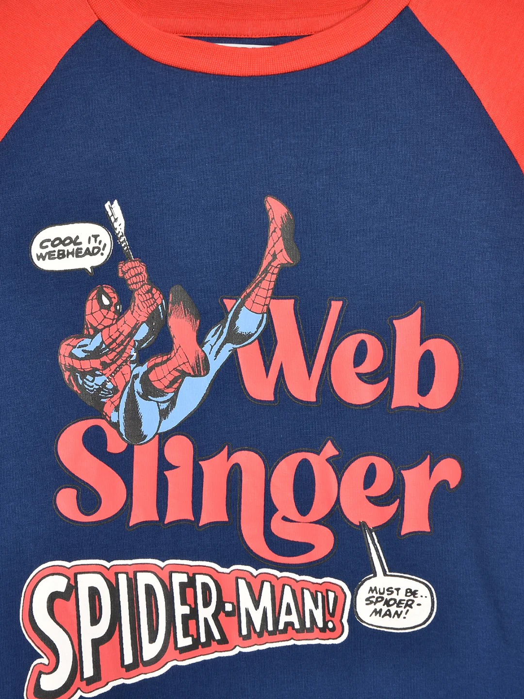 Blue Giraffe Kids Multi Printed Spiderman Regular Fit Tshirt - Image 2