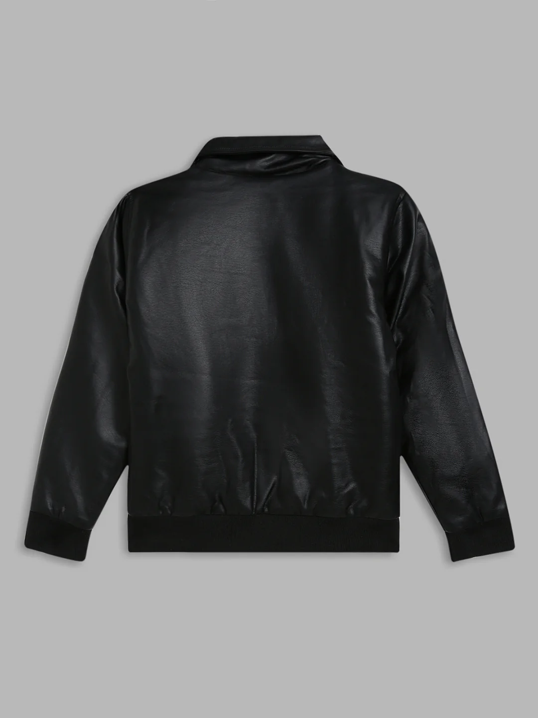 Blue Giraffe Boys Black Solid Jacket - Image 2