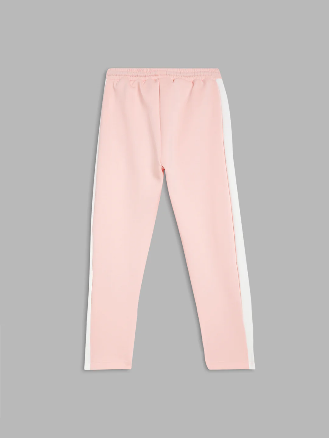 Blue Giraffe Girls White Colour blocked Regular Fit Sweatpant - Image 2