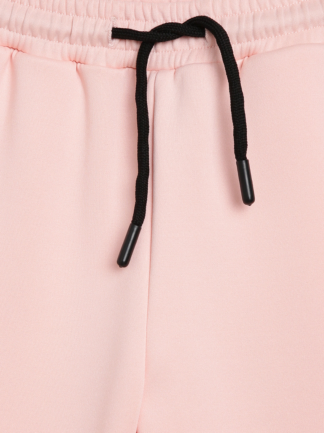Blue Giraffe Girls White Colour blocked Regular Fit Sweatpant - Image 3