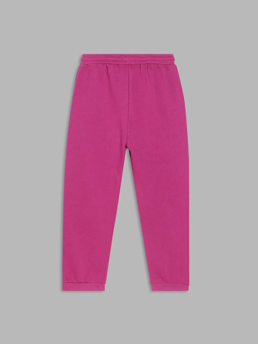 Blue Giraffe Girls Pink Printed Regular Fit Mid-Rise Jogger Style Track Pants - Image 2
