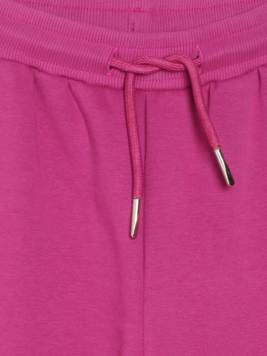 Blue Giraffe Girls Pink Printed Regular Fit Mid-Rise Jogger Style Track Pants - Image 3