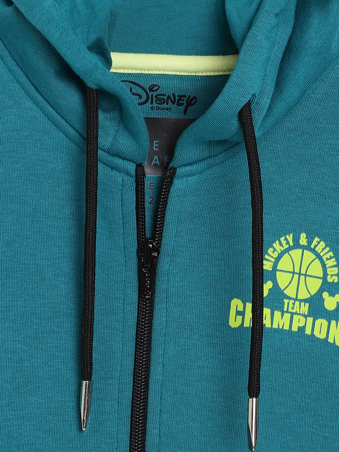 Blue Giraffe Boys Teal Solid Sweatshirt - Image 3