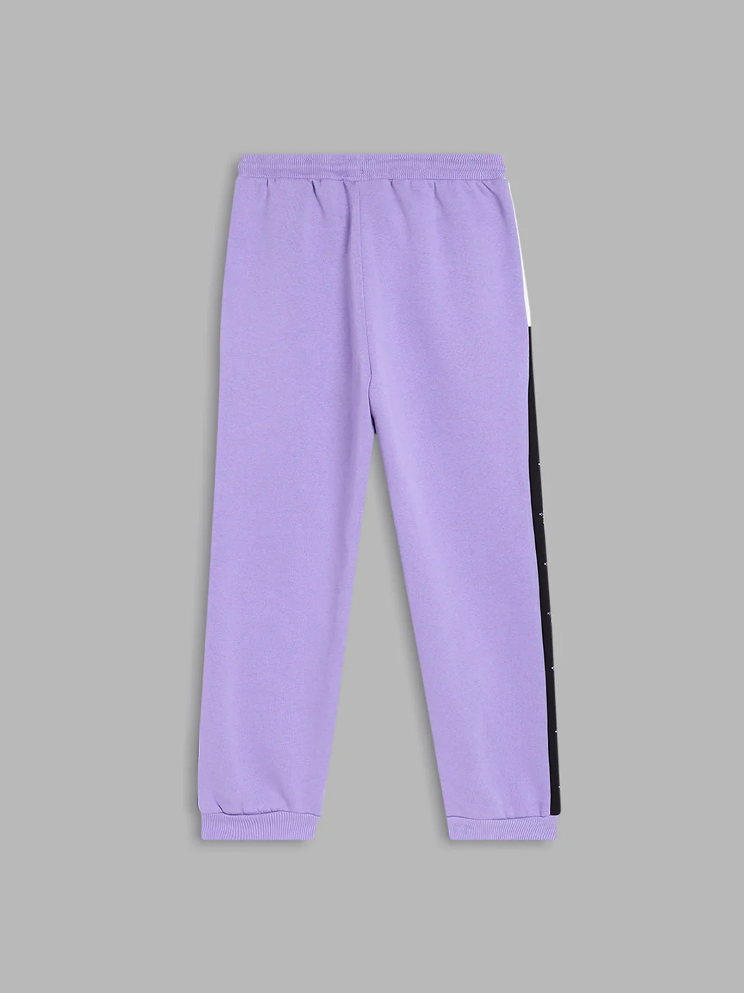 Blue Giraffe Girls Lilac Printed Regular Fit Sweatpant - Image 2