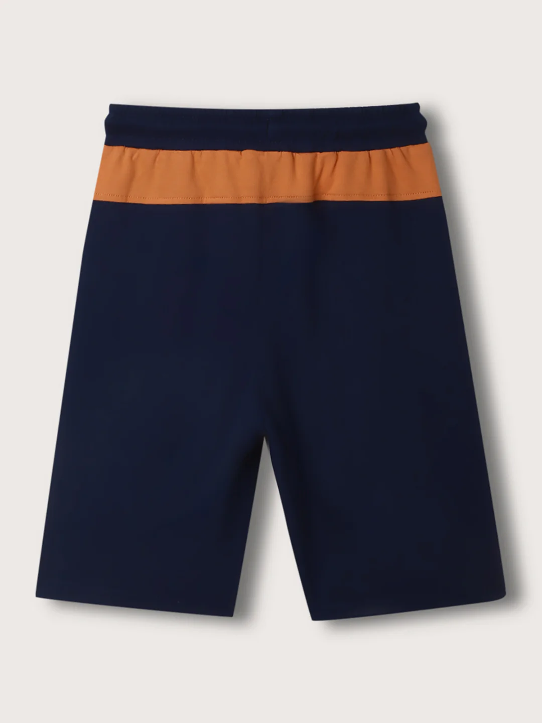 Blue Giraffe Boys Blue Solid Regular Fit Shorts - Image 2