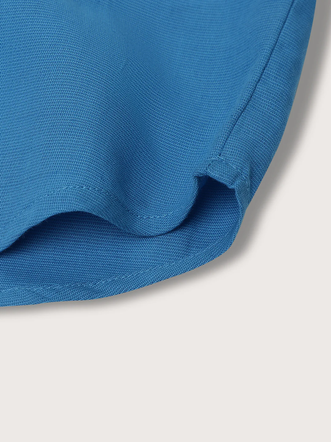 Blue Giraffe Boys Blue Solid Collar Shirt - Image 8