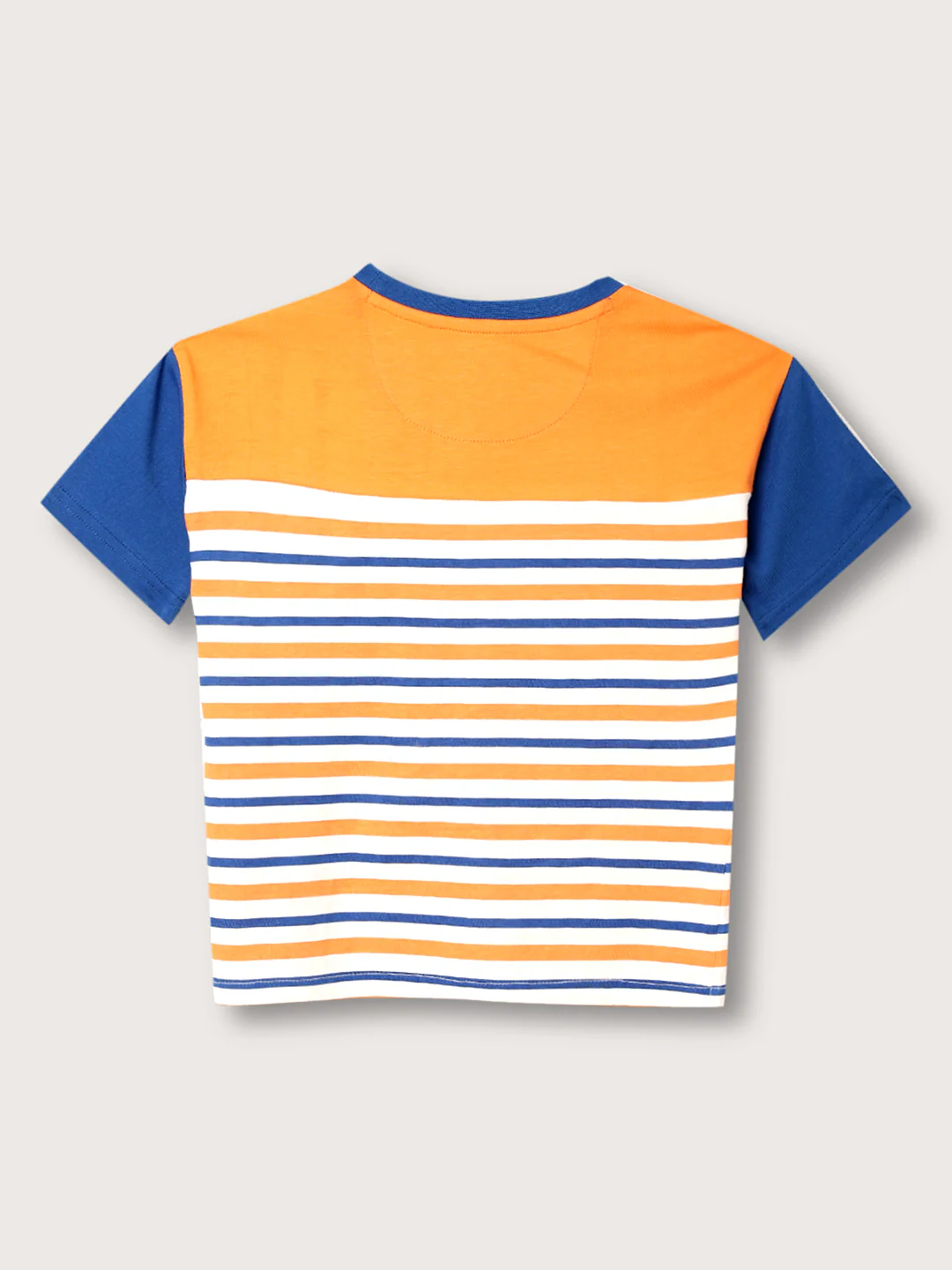 Blue Giraffe Kids Multi Striped Regular Fit Tshirt - Image 4