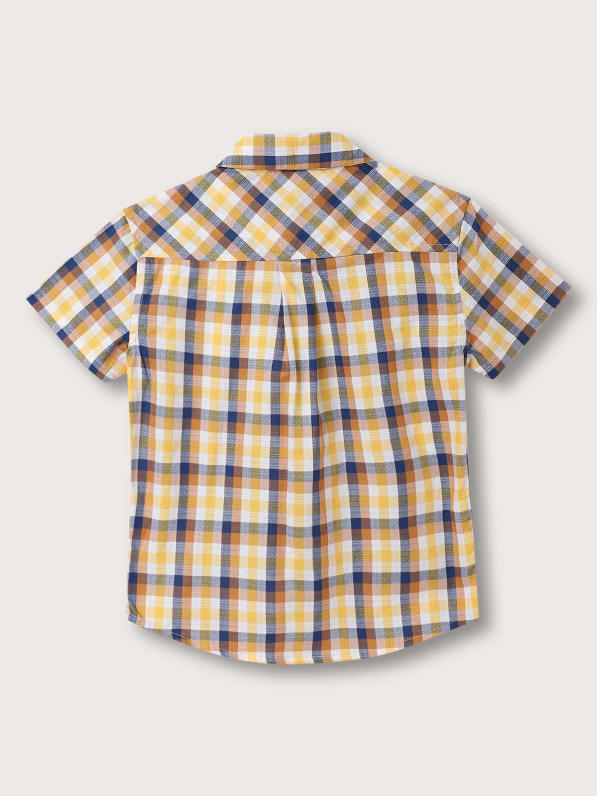 Blue Giraffe Kids Multicolour Fashion Checked Regular Fit Shirt - Image 2