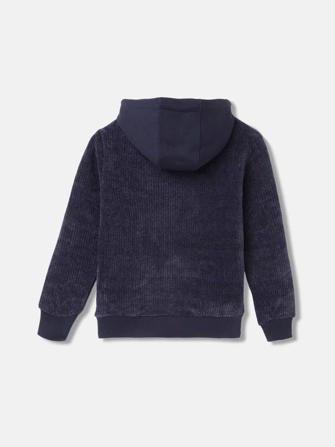 Blue Giraffe Boys Solid Hood Sweatshirt - Image 2