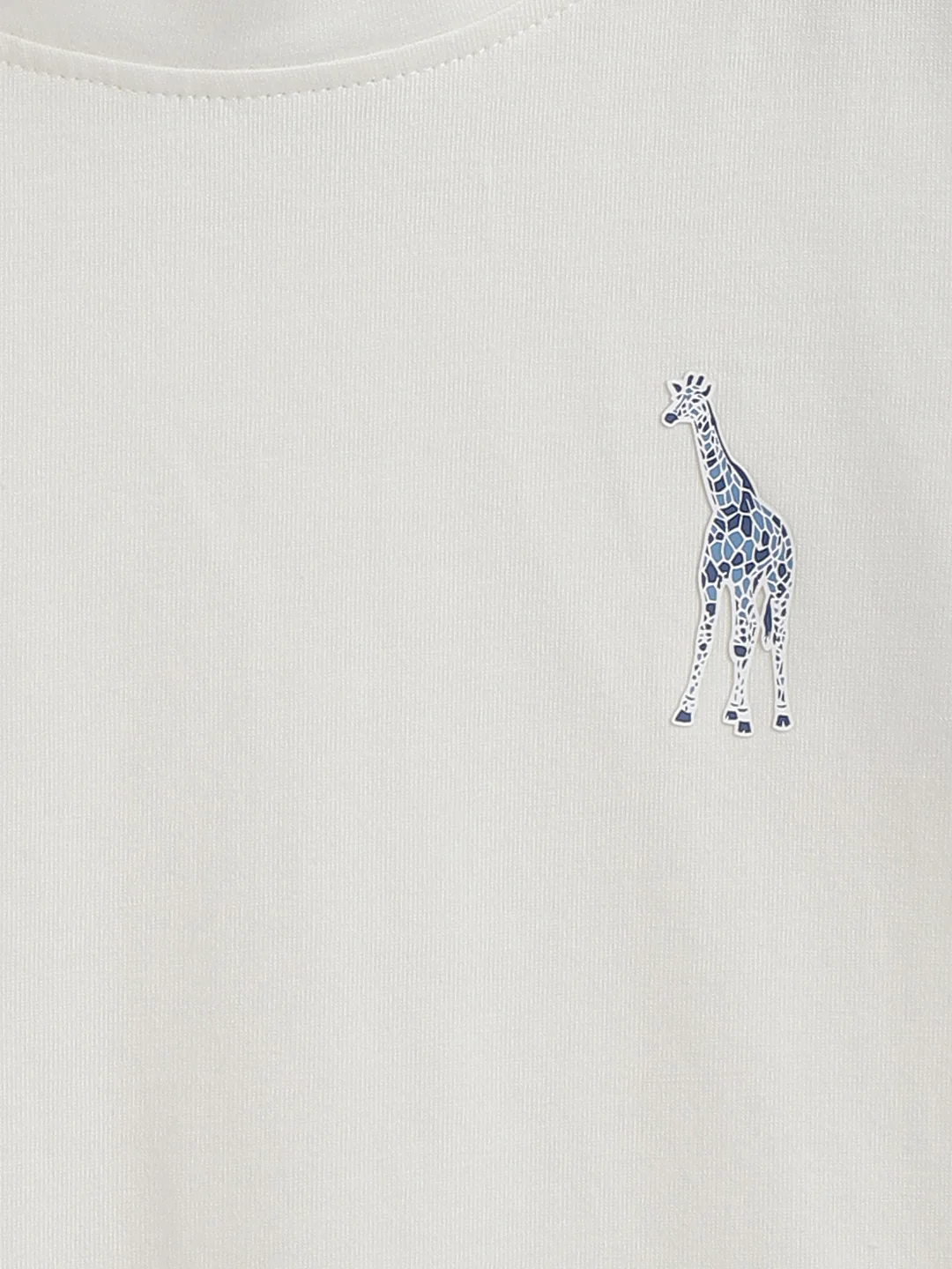 Blue Giraffe Kids Cream Regular Fit Tshirt - Image 4