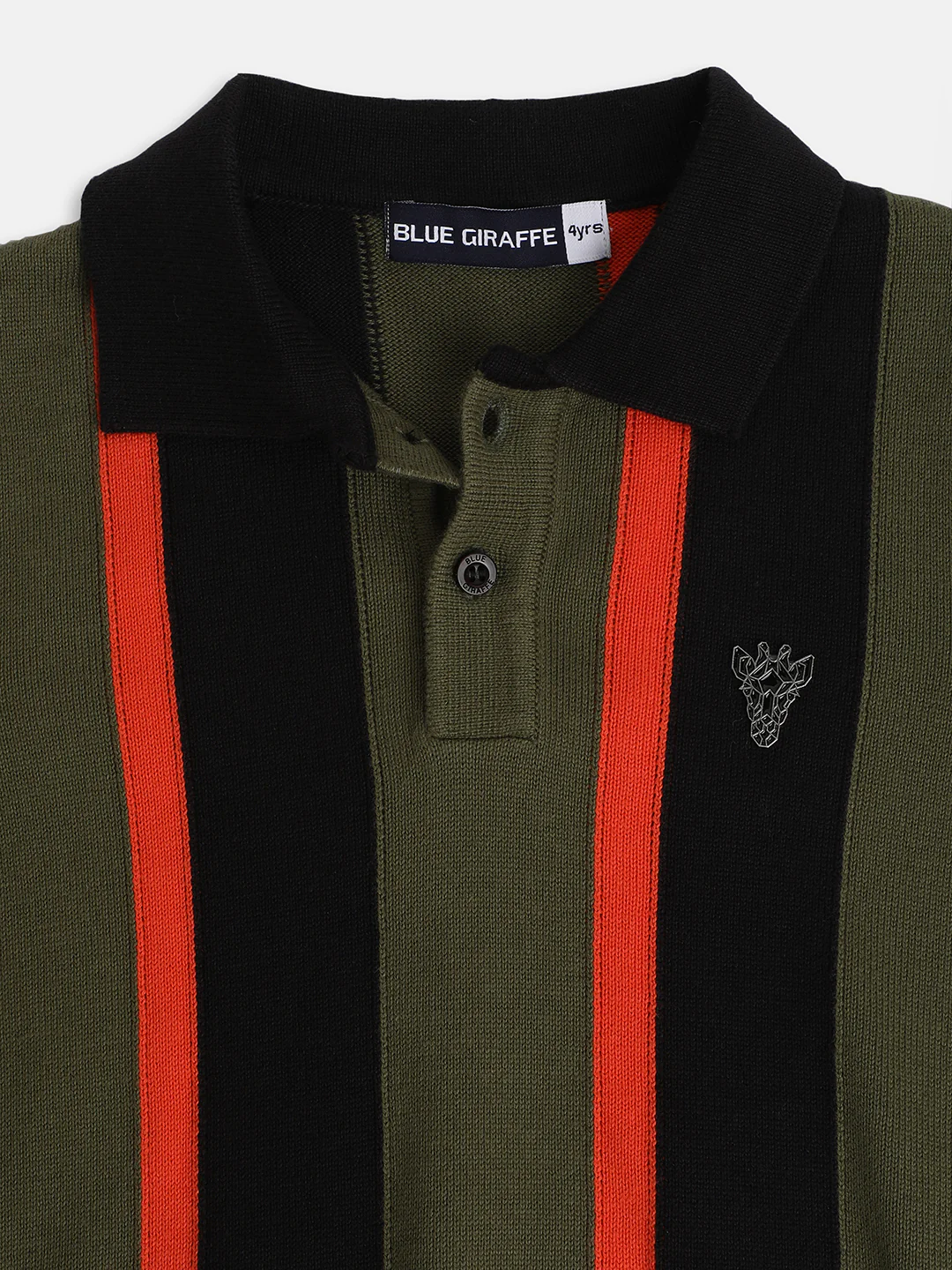 Blue Giraffe Kids Multi Regular Fit Polo Tshirt - Image 3