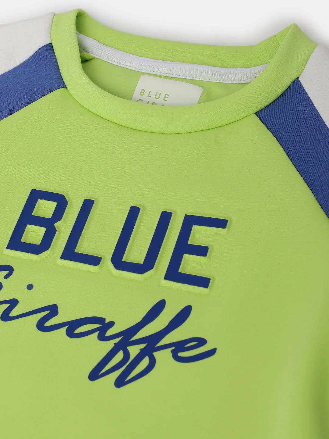 Blue Giraffe Boys Solid Full Sleeves Round Neck Sweatshirt - Image 3