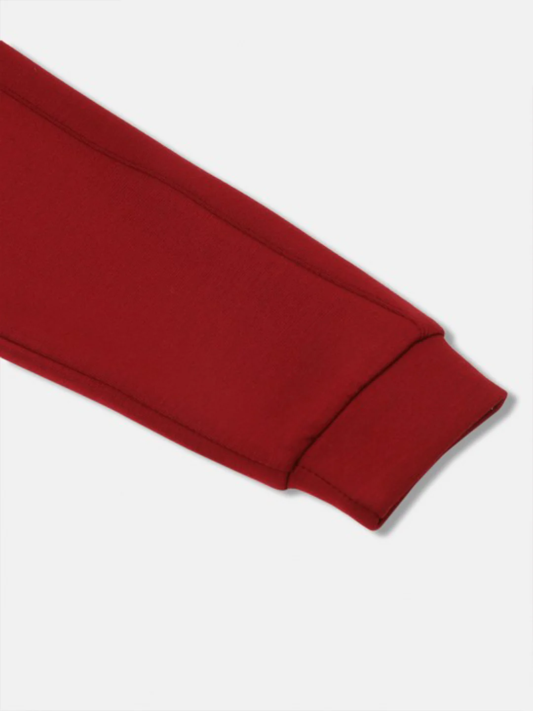 Blue Giraffe Girls Red Solid Regular Fit Joggers Style Sweatpant - Image 4