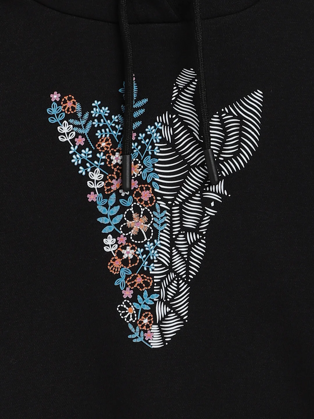 Blue Giraffe Girls Solid Full Sleeves Round Neck Sweatshirt - Image 4