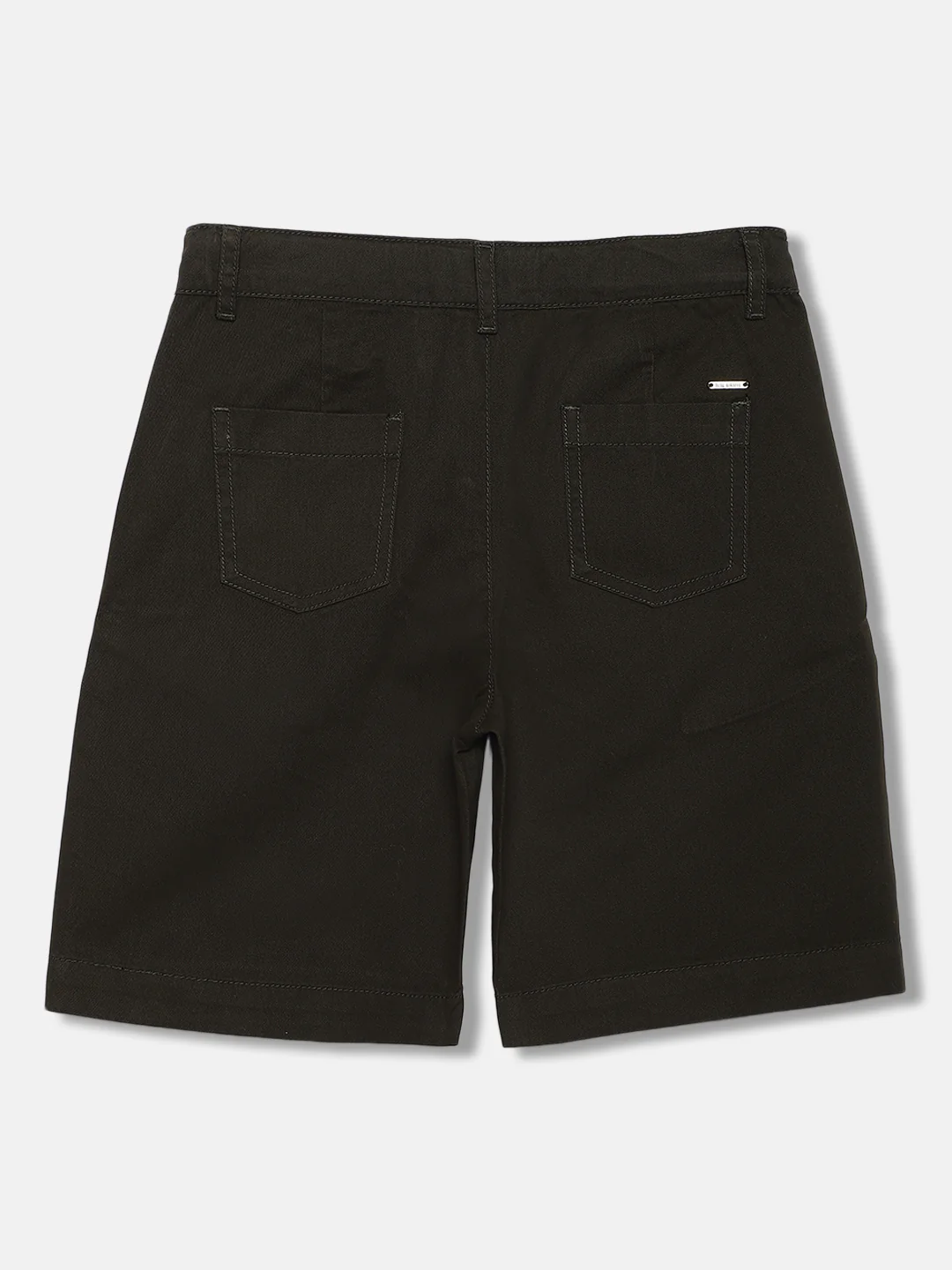 Blue Giraffe Boys Solid Regular Fit Shorts - Image 2