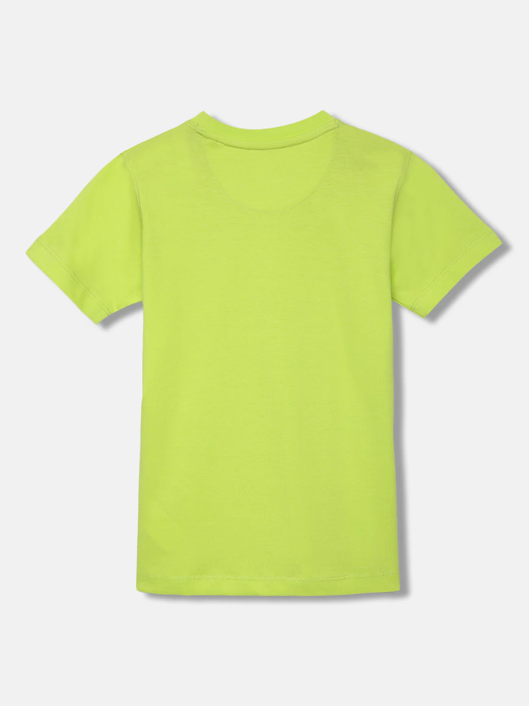 Blue Giraffe Boys Green Printed Round Neck Short Sleeves Tshirt - Image 2