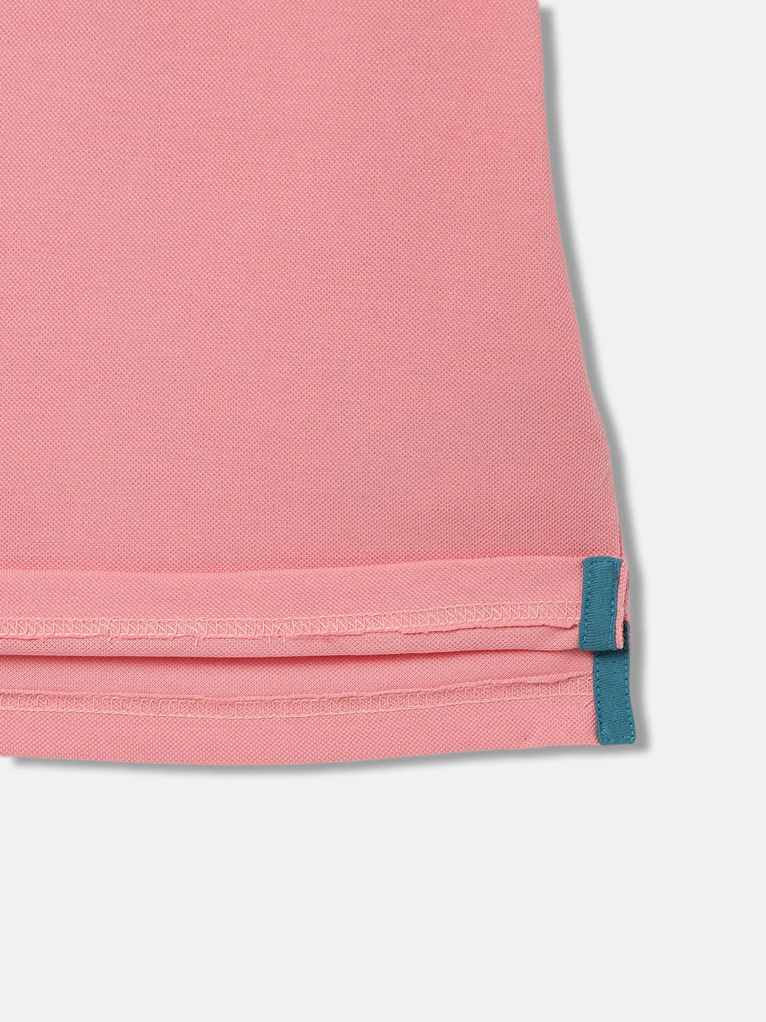 Blue Giraffe Boys Peach Solid Polo Collar Short Sleeves Tshirt - Image 4